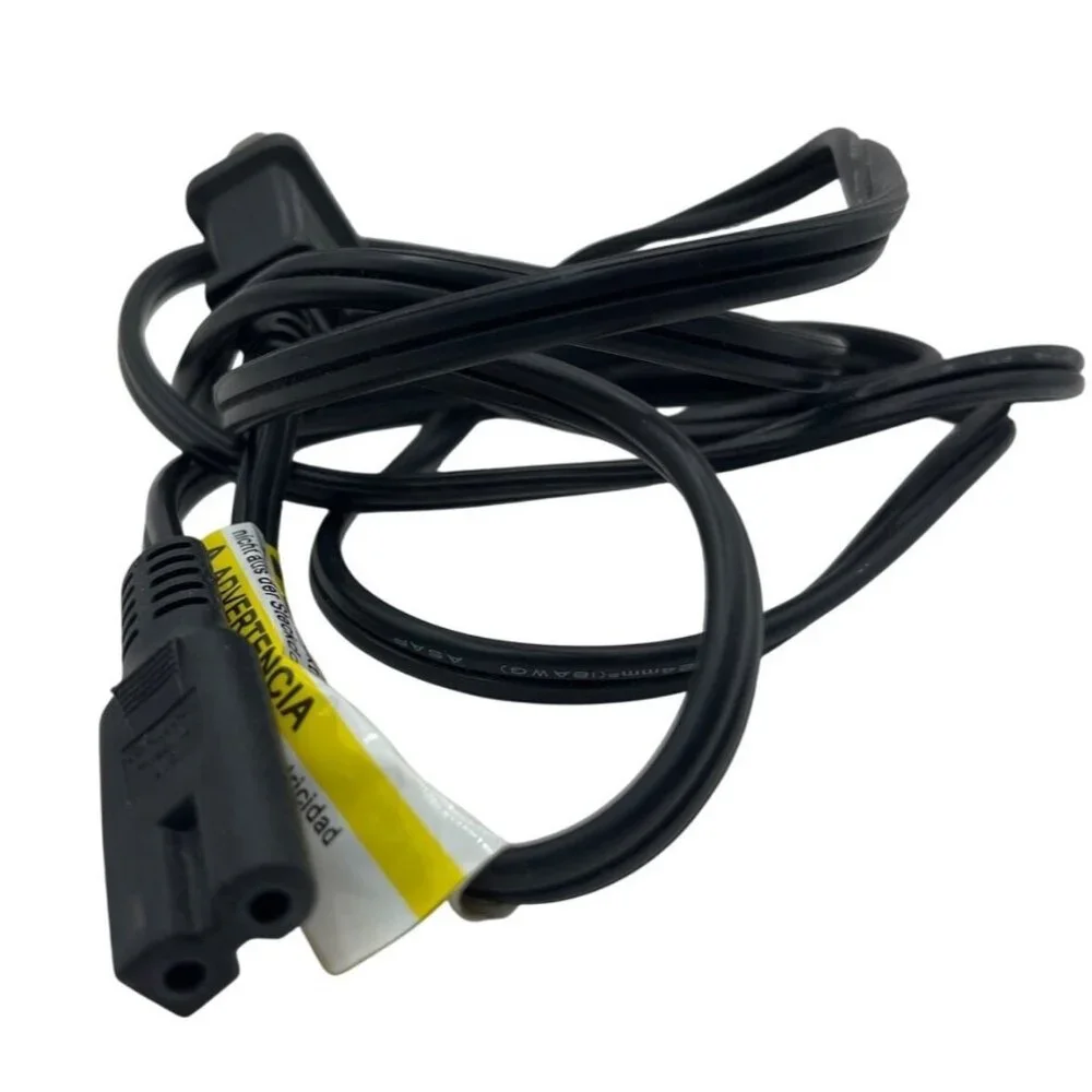 Power Cord 10A 125V 1411-011A000 Black Durable 2-Prong Plug For Electronics 27b